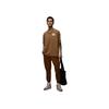 Jordan Oversized Loose Fit Logo Drop Shoulder Short Sleeve T-Shirt Men Tops Dark-Brown DZ0605231
