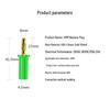 Gold-Plated 4mm Banana Plug Connector for Industrial Instruments