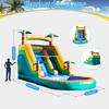 Commercial PVC Outdoor Backyard Adult Kids Party Game Inflatable Water Slides with Blower