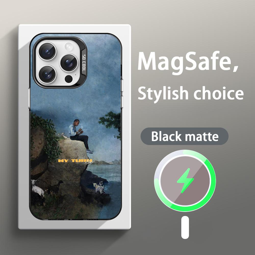 

Fashion cool Rap Lil Baby singer Phone Case Magnetic IMD Colorful Silver case for iPhone 17 16 15 14 13 12 11 Pro Max iPhone 16 Pro Max