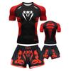 Men Quick Dry Breathable Cycling Jersey Set Short Sleeve Training Suit Gym Workout Riding