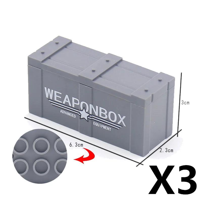 Militär Szene MOC Bausteine Spielzeug Zubehör Soldat Figur Stacheldraht Sandsack Zelt Medizinische Box Kette 30104 Straßensperre K042