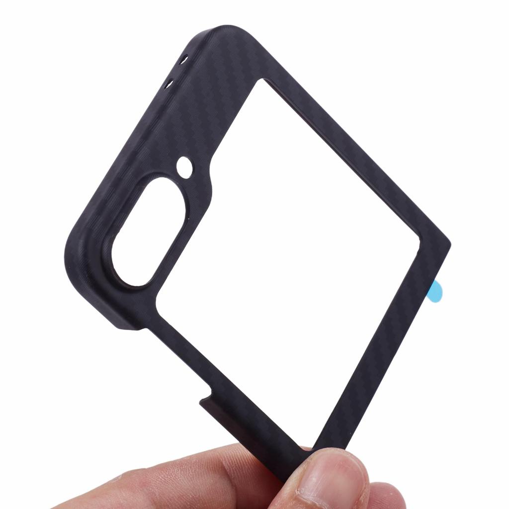 X-LEVEL Für Samsung Galaxy Z Flip6 5G Handyhülle Kohlefaser-Textur PC Handy-Rückseite