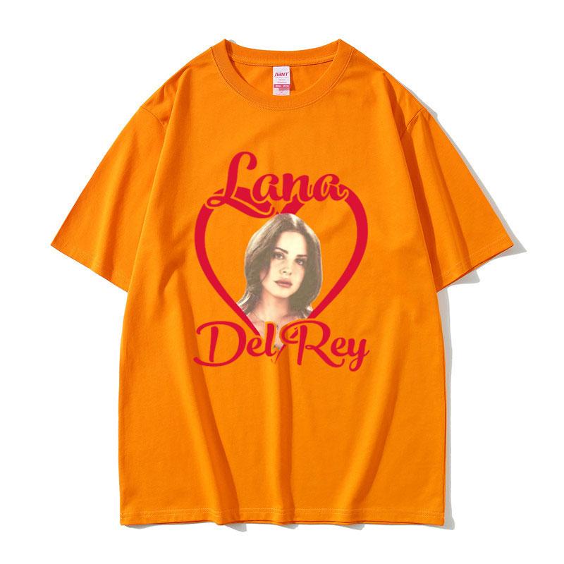 Lana Del Rey Love Grafické tričko Krátký rukáv Léto Muži Ženy Umění Estetické tričko Topy Unisex Móda Harajuku Streetwear