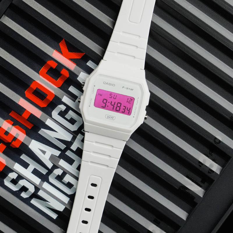 CASIO Customized watch modified series rainbow cheese 200 meters waterproof luminous Quartz same style for men and women CaiHongNaiLao(MengNanFen)