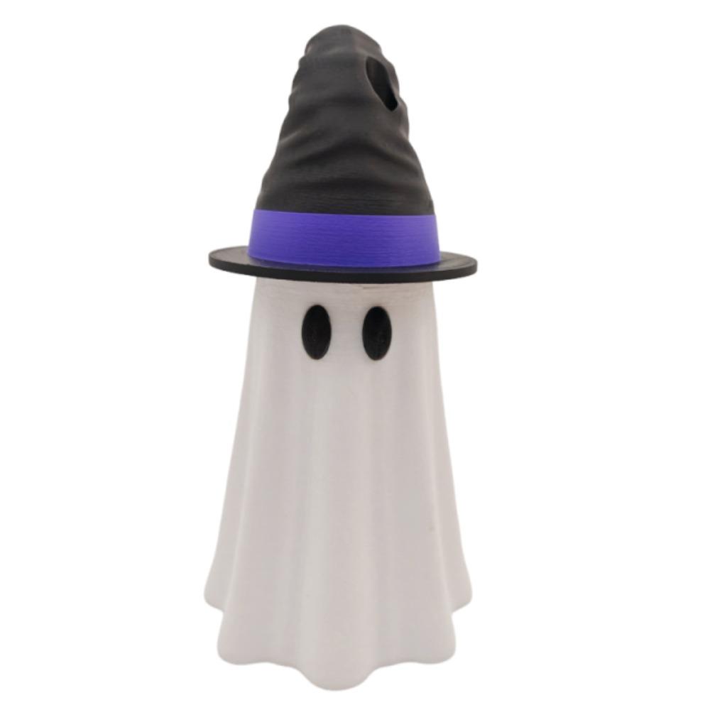 3D Printed Halloween Ghost Can Holder Spooky Ghost Beverage Sleeve Desk Ornament
