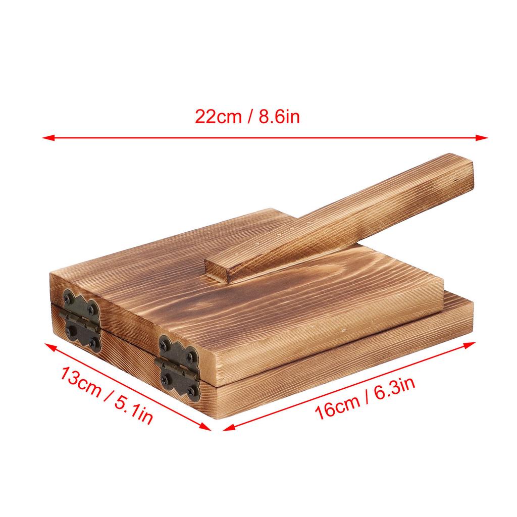 Dough Pressing Tool Dumpling Maker Tortilla Press Wood Multifunction Nonslip Wooden Handle Fine Workmanship Dough Pressing Tool
