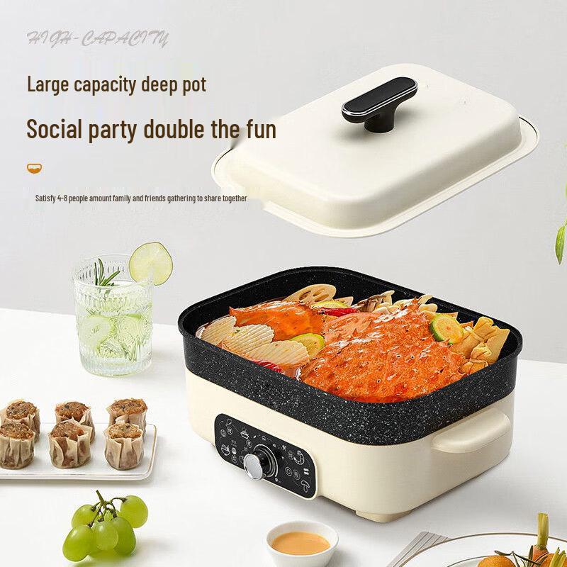 Multifunktionaler elektrischer Hot Pot & Grill