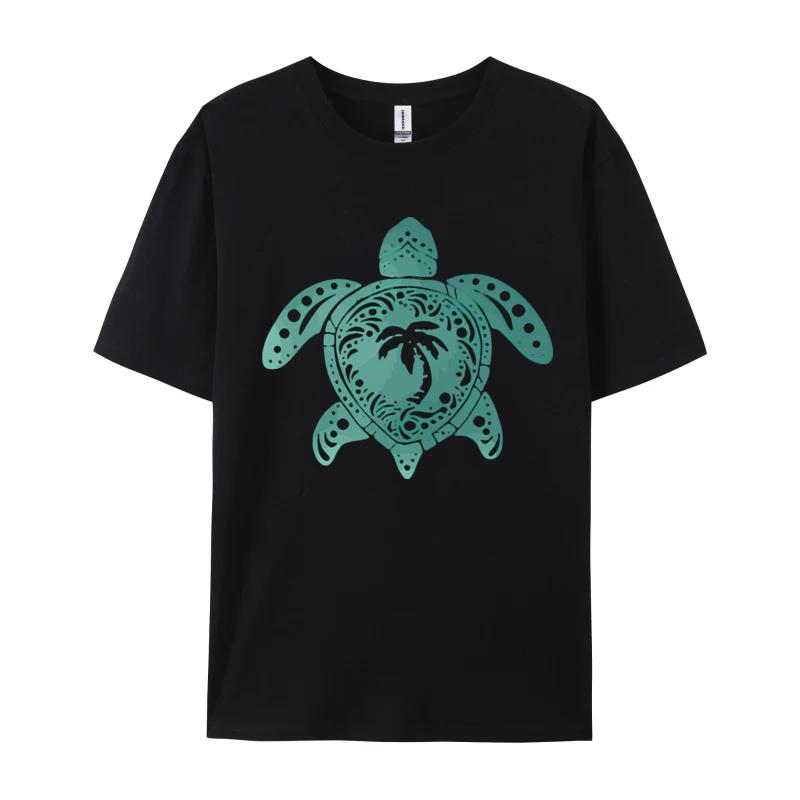 Mandala Turtle T-shirt Ocean Vibes Sea Turtle T-Shirt High Quality Men T Shirt Cosie Tops Shirt Cotton Normal S разноцветный