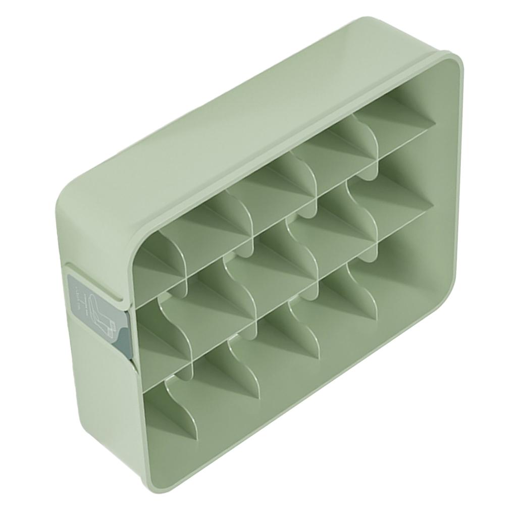 Sock Underwear Organizer Divider Plastic 15 Cell Closet Drawer Storage Box for Panty Ornament Ties