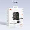 XUNDD XDCH-123 PD 30W Universal USB Power Strip with Retractable Cable Desktop Charging Station, 2 AC + 3 USB-C + 1 USB-A