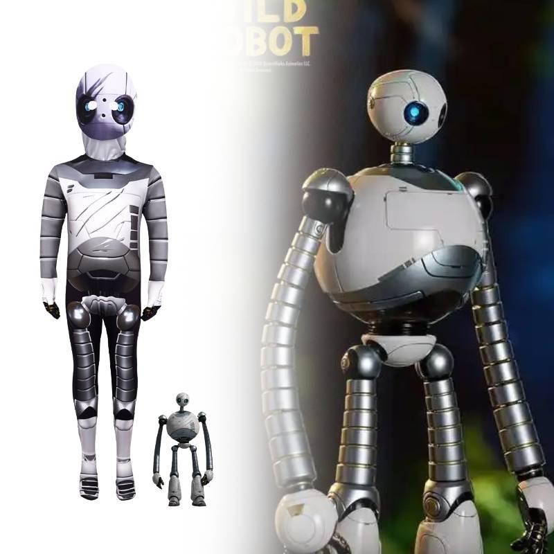 The Wild Robot Cosplay Costumes Jumpsuits Headwear Halloween Performance Stage