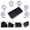 SKTU Peugeot 2008 E-2008 2nd Generation Car Console Box with Storage Tray with Rubber