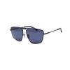 Balenciaga Tag Trendy Nameplate Series Pilot Style Sunglasses Men Sunglasses Black Gray BB0246SA-005