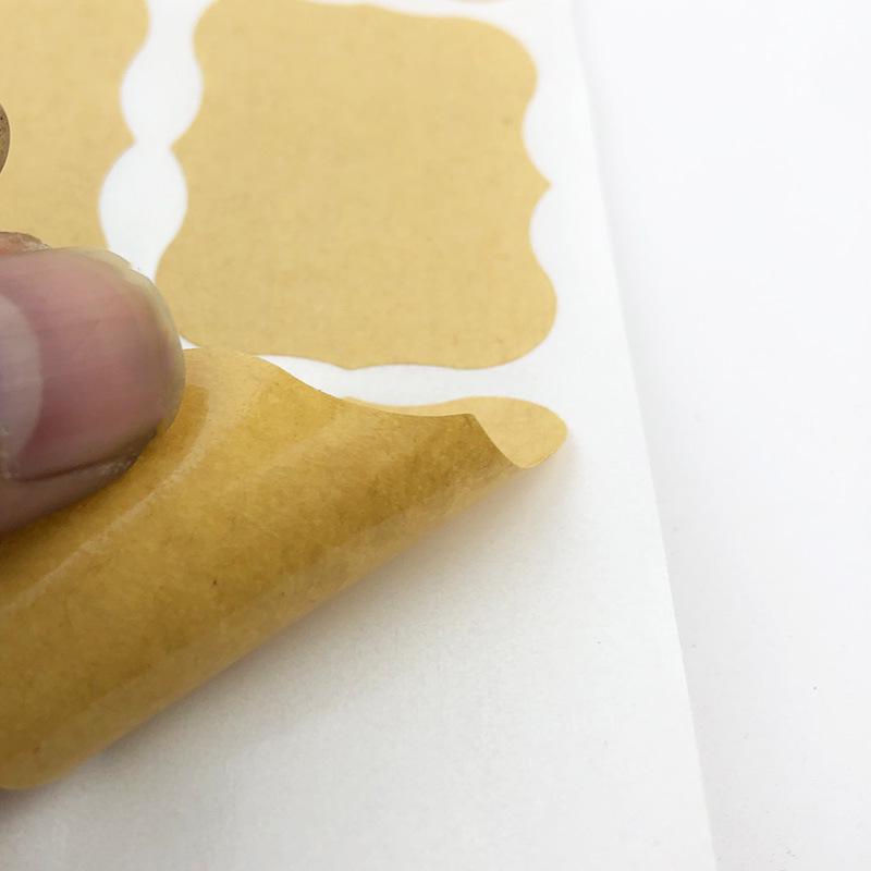 Special-Shaped Yellow Kraft Paper Memo Stickers