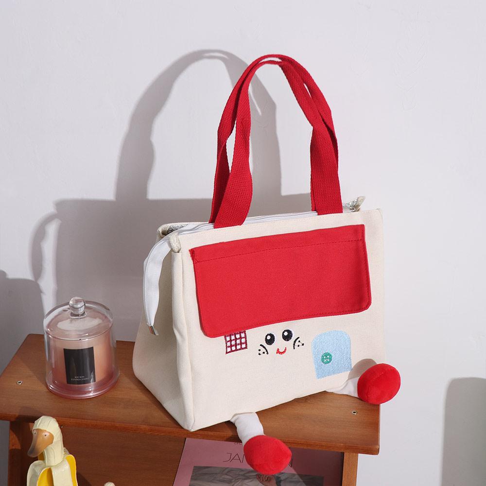 Insulated Ice Pack Lunch Handbag Handheld Thermal Lunch Pouch Insulated Tote Bag  Travel