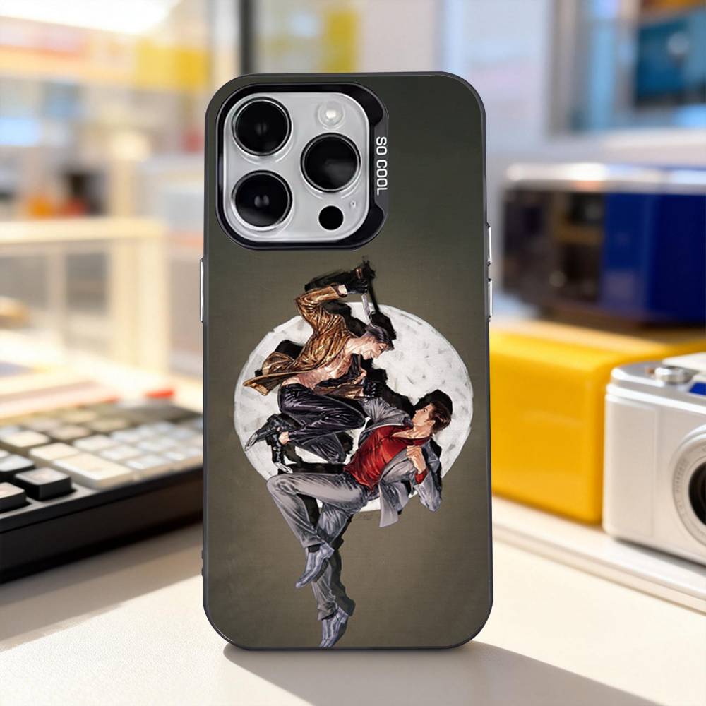 Funny Yakuza 0 Game Phone Case For iPhone 17,16,15,14,13,12,11,Pro,XS,Max,Plus,Mini,SE4,E IMD Matte Black