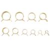 Gear Hose Clamp 100 Pcs 6-22mm Carbon Steel Zinc