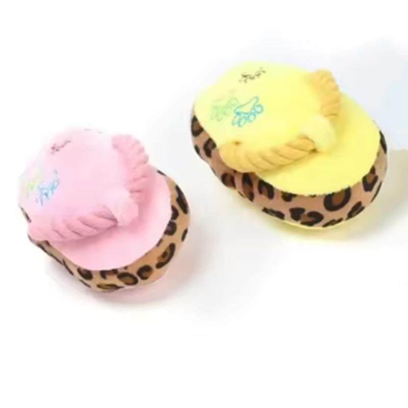 Funny Pet Dog Plush Toys Slippers Bite Chicken Leg Shoe Shape Small And Medium-Sized Dog Outdoor Training Toys