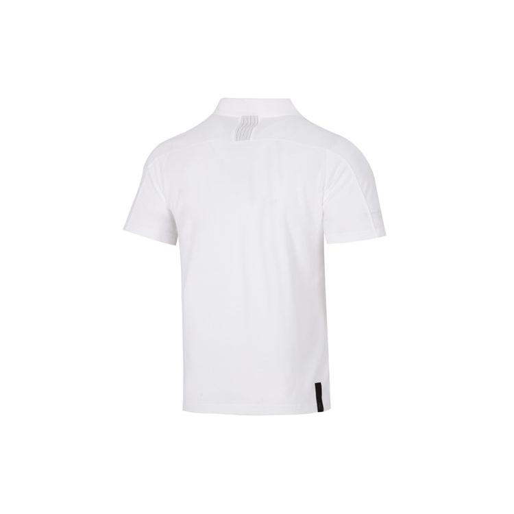 Adidas Polo Shirts Men's White Polo Collar Moderate Straight Fit HE5166