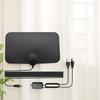 High Gain Indoor DTV Antenna: Flat Design with Active Booster for HDTV DTV Box