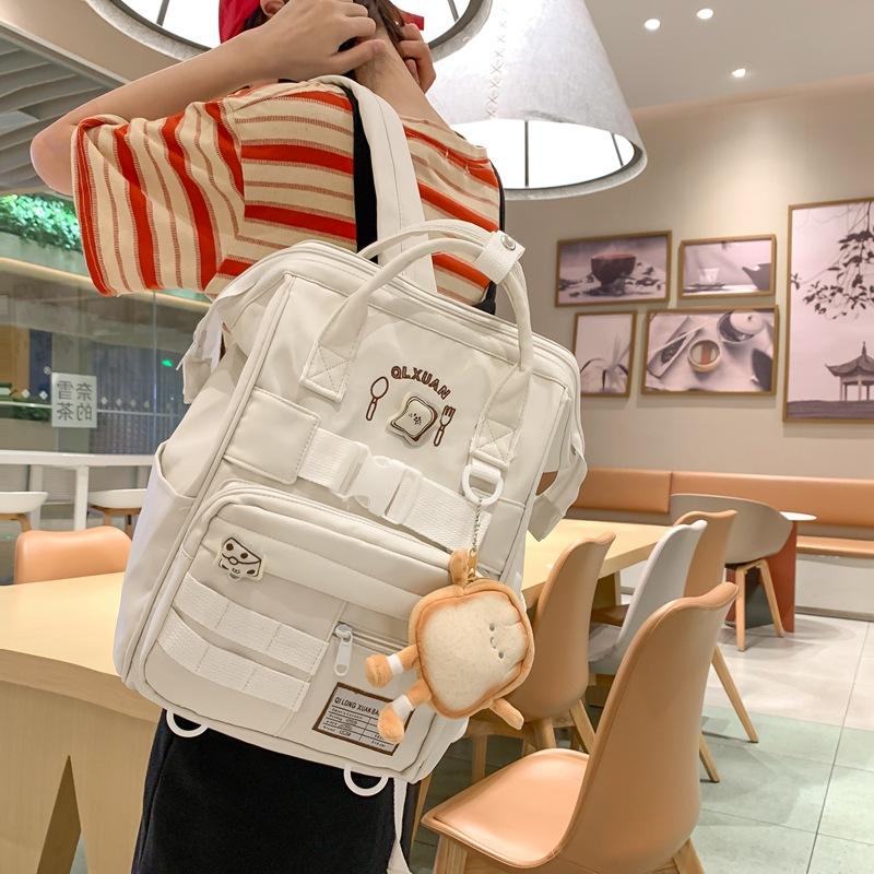 Japanese college student schoolbag large capacity junior high school backpack versatile ins high value girls backpack new