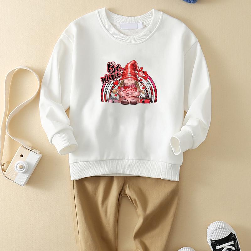 Letter Patch For Clothes Valentine Gnome Parches Ropa Clothes Stickers T-Shirt Heat Press Appliqued Hoodies Diy Patches Decals