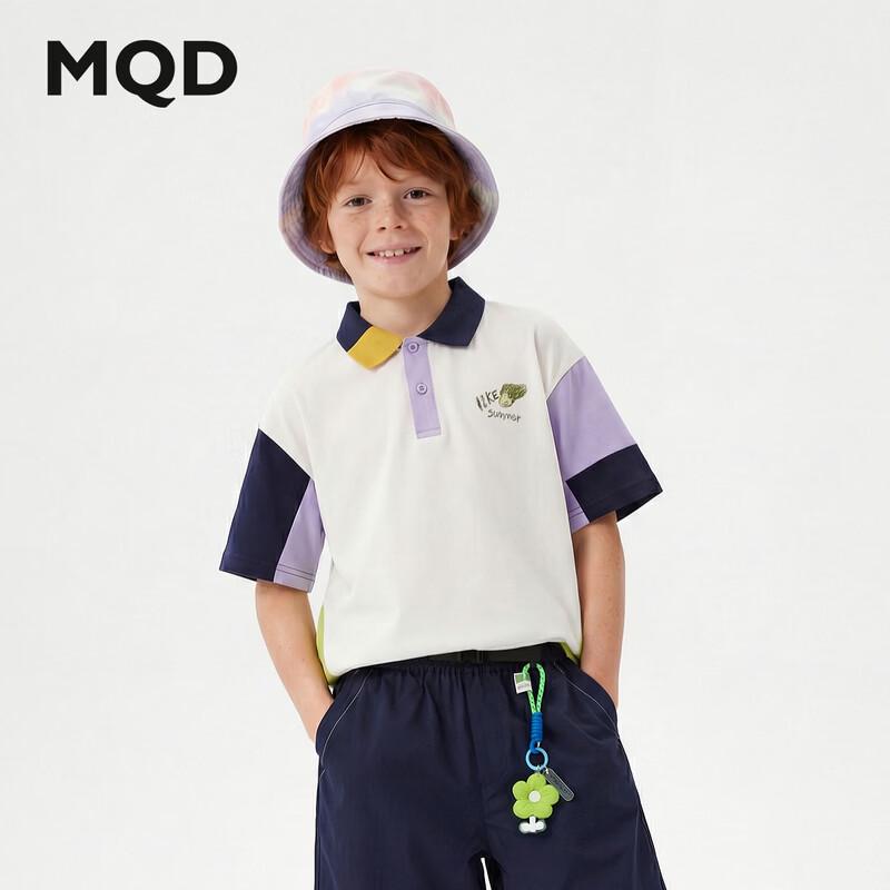 MQD Boys  Moisture-Wicking Cooling Polo Shirt 110cm