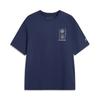 LiNing Sports Life Collection T Shirt Men's Dark Ship Blue AHSV481-3
