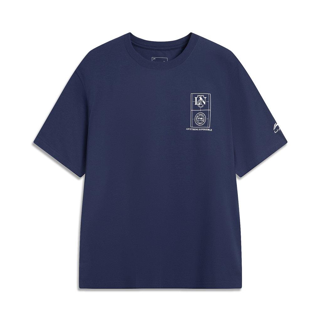 Футболка мужская LiNing Sports Life Collection Темно-синий Ship Blue AHSV481-3 M