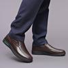 Men's Genuine Leather Non-Slip Casual Business Shoes - Breathable, Comfortable & Lightweight for Middle-Aged Dads