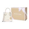 New MICHAEL KORS Mercer Artificial Leather Handbag, Trunk Bag, Crossbody Bag, Shoulder Bag Mini Women's Cream White 35S1GM9T0L-289