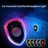 Colorful Shield Interior Atmosphere Light Modification Decoration Wireless Automotive Triangle Window Luminous Atmosphere Light