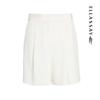 ELLASSAY Women's Silk High-Waist Broad-Leg Shorts