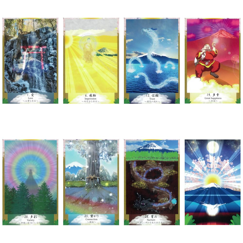 Mount Fuji Oracle Cards | Tidasato/Ryu Fukumatsu | 33 Cards, Guidebook [Authentic]