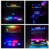 24V Truck Colorful Flashing Light LED Decorative Lamp Atmosphere Light  Night Driving Safety Warning Light For MAN SCANIA VOLVO