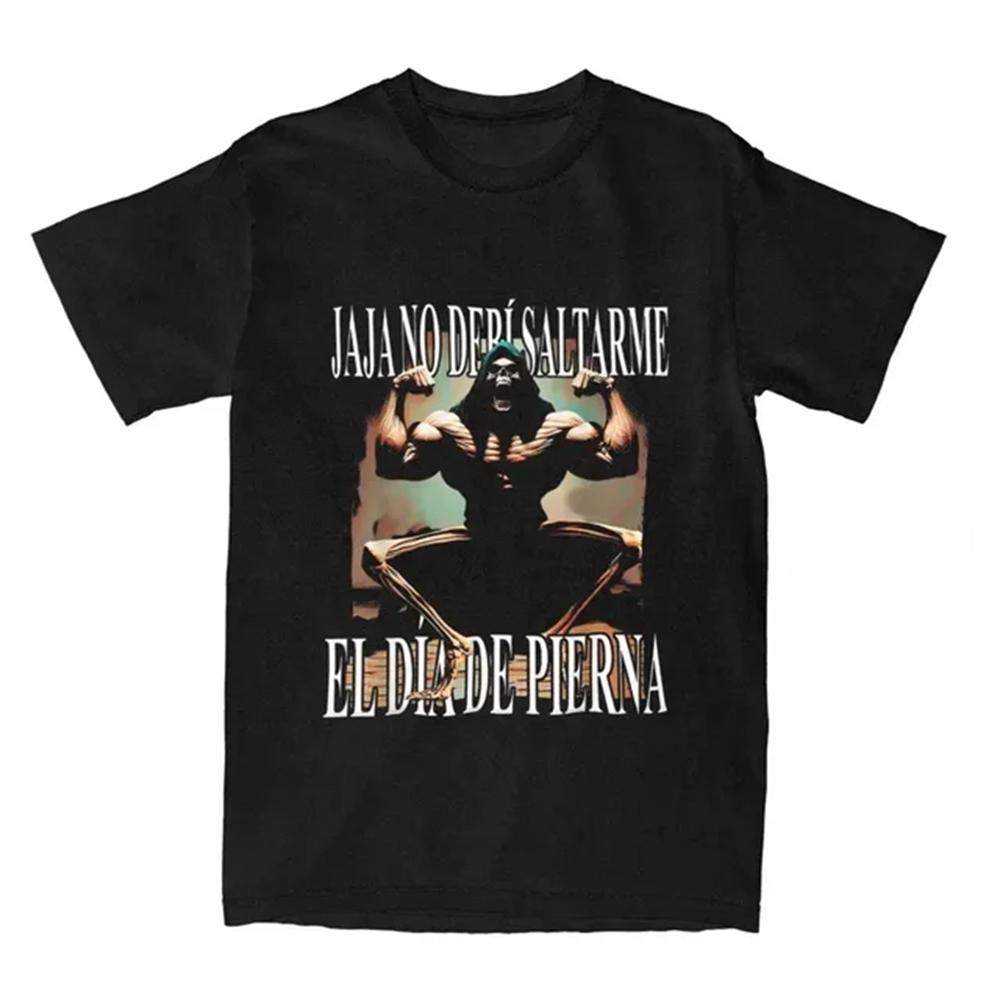 Mens Clothing T Shirt Homme Mens T Shirt  New in Top Hola Brazo De 35 Cm Ponte A Entrenar Beach Fashion Pure Cotton New Arrival