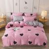 Blue Dinosaurs Soft Duvet Cover Quen Children Kids Carton Warm Comforter Covers Sets for Young Boys Soft Lovely Animals Patern Beding Set Home Decor