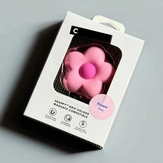 3D Flower MagSafe Magnetic Phone Holder & Telescopic Finger Ring