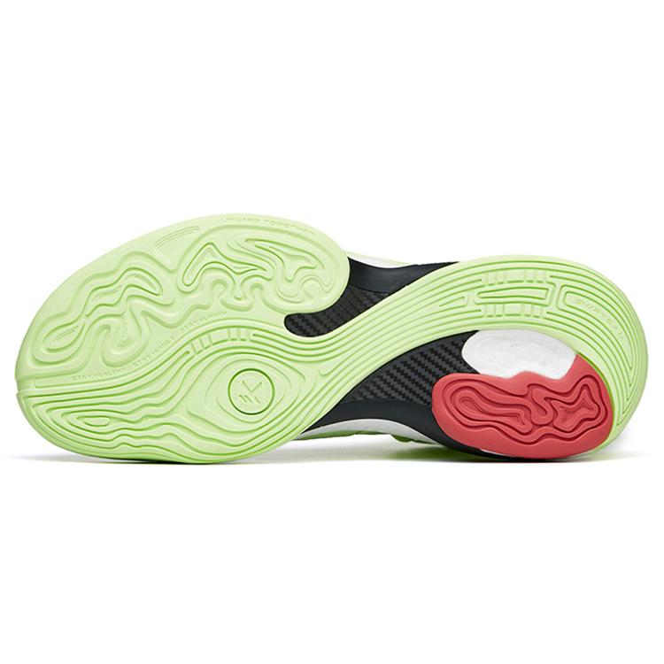 New Anta KT7 KT 7 Anti Slip Wear Resistant High Top Basketball Shoes Men's Green 112221101-5