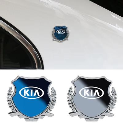 For Sportage Morning Ceed Picanto Rio ProCeed Niro Stonic Optima Metal Car Sticker Mai Sui Side Logo Window Body Car Logo