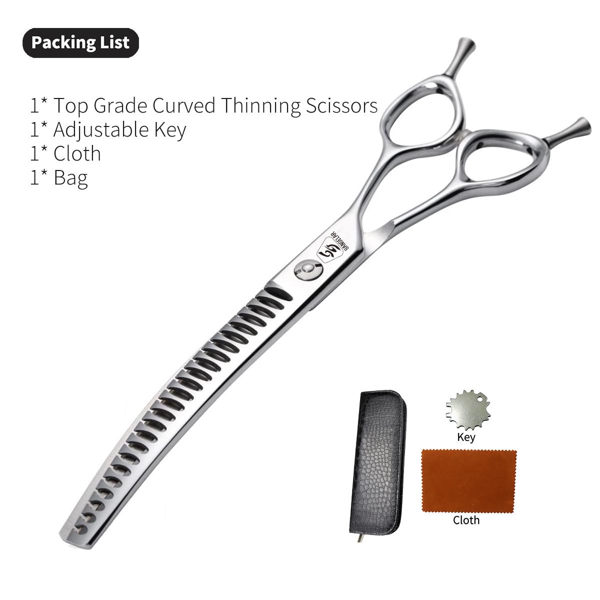 

Sangelar 7 дюймов профессиональные высший класс Япония 440C рыбья кость ножницы для филировки домашних животных инструменты для ухода за собаками супер стальные ножницы для домашних животных инструменты Down Curve Chunker