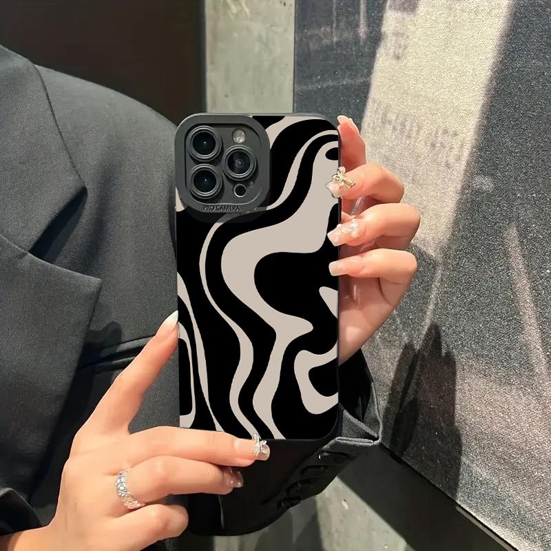 Fashion Zebra Stripe Pattern Silicone Case for Xiaomi Redmi Note 13 12 Pro Plus 5G 12S 11S 11 10S 10 Redmi 13C 12C 4G Soft Cover