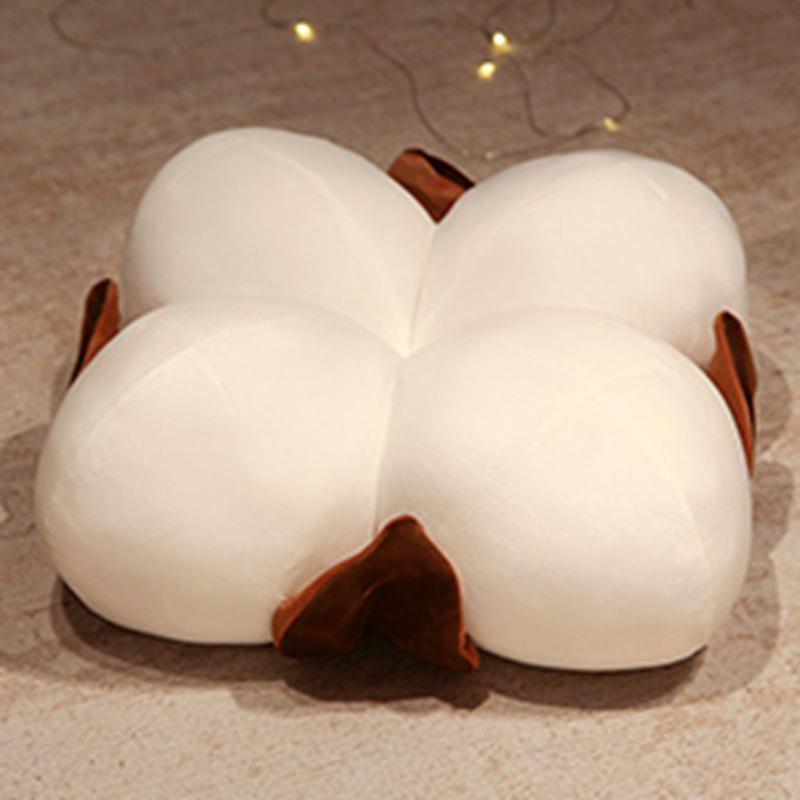 Winter Series Cotton Throw Pillow & Cushion Set – Round Futon, Back Support & Seat Cushion
