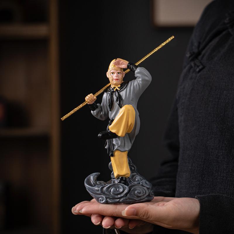 Resin Mythological Television  Journey To the West Characters Sculptures Figurines Home Living Room Office Table Decoration