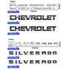 3D ABS Emblem Car Body Rear Trunk Sticker Badge For chevrolet Colorado HIGH COUNTRY malibu XL silverado spark LT Accessories