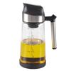 ZISIZ Auto-Flip Glass Oil Dispenser Set