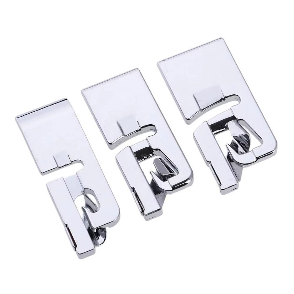 3Pcs/Set Metal Household Sewing Tool Hem Presser Foot  for Household Multi-Function Sewing Machines
