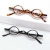 New Personalized Mini Retro Round Reading Glasses For Men Women Fashion Spring Legs Rejuvenated Glasses 237
