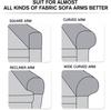 1 Pair Removable Arm Stretch Sofa Couch Chair Protector Armchair Covers Armrest